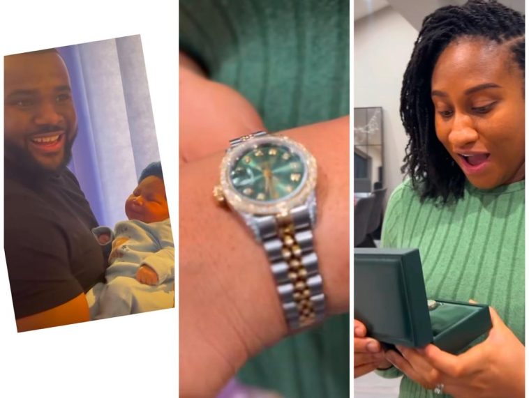 Actor, Williams Uchemba Gifts Wife Push Present | Daily Report Nigeria