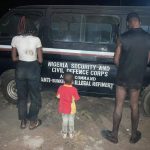 NSCDC Rescues 3-Year-old Girl, Arrests 2 Suspected Child Traffickers In Abia | Daily Report Nigeria