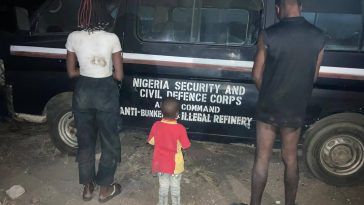 NSCDC Rescues 3-Year-old Girl, Arrests 2 Suspected Child Traffickers In Abia | Daily Report Nigeria