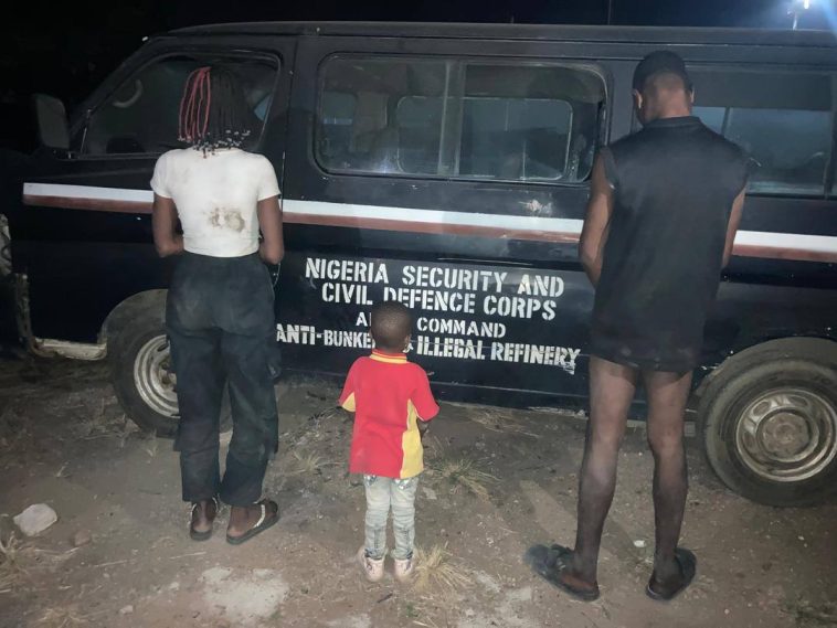 NSCDC Rescues 3-Year-old Girl, Arrests 2 Suspected Child Traffickers In Abia | Daily Report Nigeria