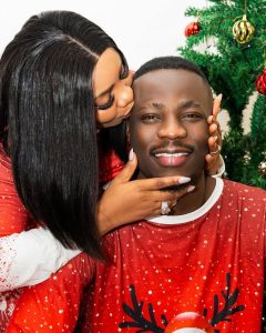 BBNaija Queen, Her Husband Share Christmas Photo [PHOTOS] | Daily Report Nigeria