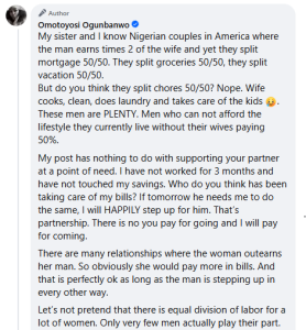 'I’d rather be single than do 50/50 with a man' - Nigerian Woman | Daily Report Nigeria