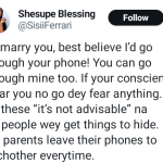 'If Were Married, I Must Go Through Your Phone' - Nigerian Woman Says | Daily Report Nigeria