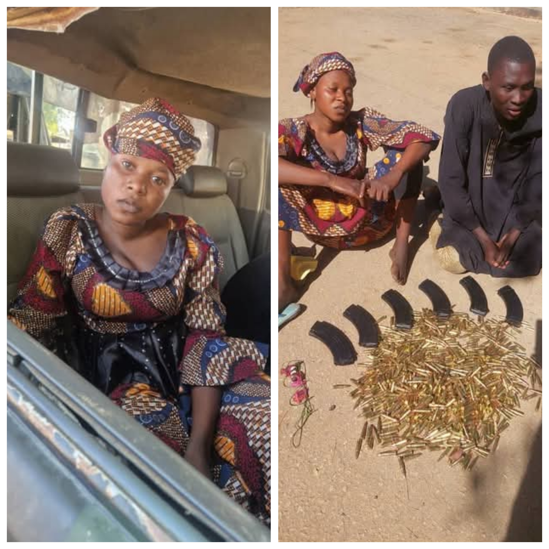 Troops Arrest Female Ammunition Courier, Accomplice In Zamfara