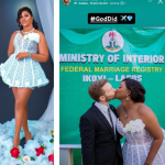 Actress, Etinosa Idemudia Weds Caucasian Lover | Daily Report Nigeria