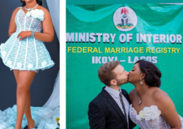 Actress, Etinosa Idemudia Weds Caucasian Lover | Daily Report Nigeria