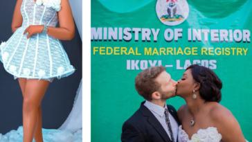 Actress, Etinosa Idemudia Weds Caucasian Lover | Daily Report Nigeria