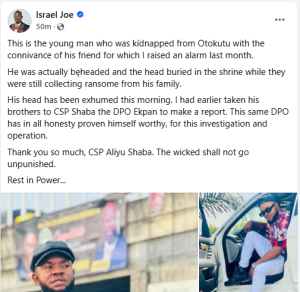 'They Killed, Buried His Head In A Shrine' - Activist Narrates Kidnap Story | Daily Report Nigeria