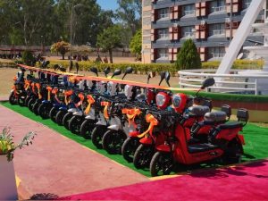 Nigerian Army Rewards Soldiers With Electric Motorcycles | Daily Report Nigeria