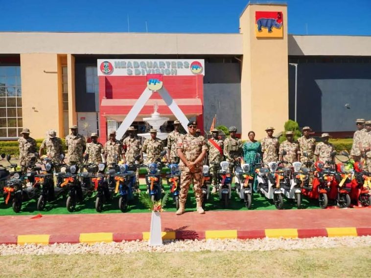 Nigerian Army Rewards Soldiers With Electric Motorcycles | Daily Report Nigeria