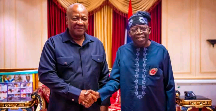 John Mahama Goofs, Calls Tinubu, "President Of Ghana"