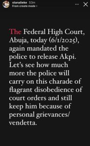 FLASH: Court Grants Singer, Akpi Bail, Lawyer Pleads Police Compliance 