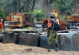 Army Destroys 32 Illegal Refineries