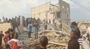  7 Injured As Three-storey Building Collapses In Rivers