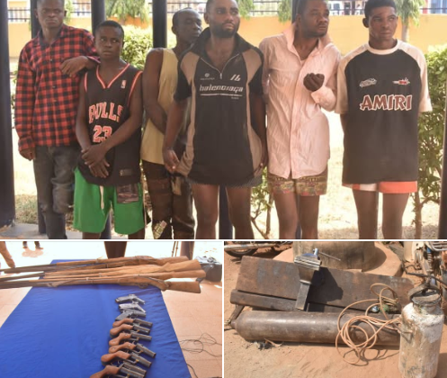 Police Bust 2 Gun Factories, Arrest 3 Suspects In Benue | Daily Report Nigeria