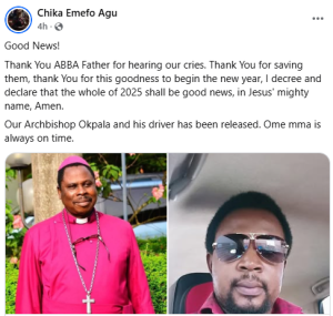 Abducted Priest, Driver Regain Freedom After 25 Days In Captivity | Daily Report Nigeria