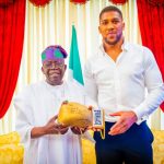 Anthony Joshua, Visits President Tinubu In Lagos, Presents With His Autographed Glove | Daily Report Nigeria