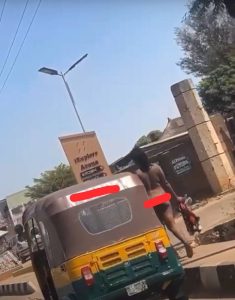 Naked Woman Spotted Walking Along Road In Jos