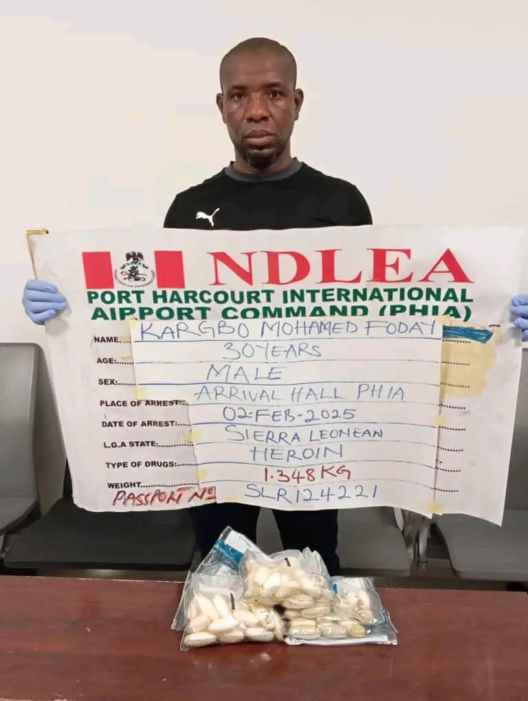 NDLEA Foils Drug Smuggling Attempts, Recovers 125 Wraps Of Heroine | Daily Report Nigeria