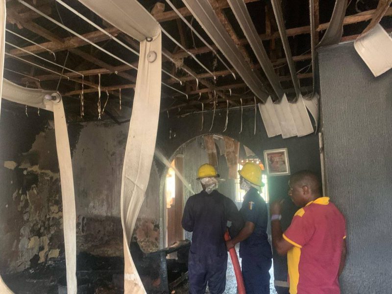 Woman, Her 1-Year-Old Baby Rescued From Burning House In Kwara