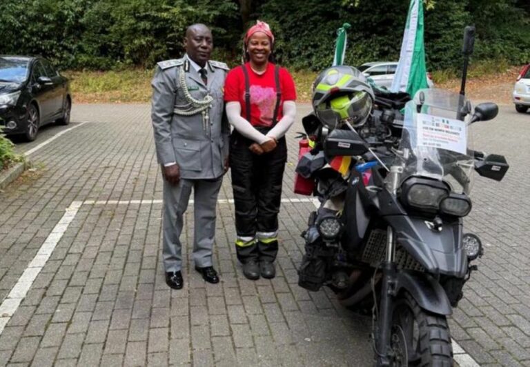 Customs Officer Completes 35-Day Bike Ride From Nigeria to Belgium