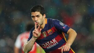 Fact File: Top 10 Players to Score 100 Goals luis suarez barcelona arsenal 3432451
