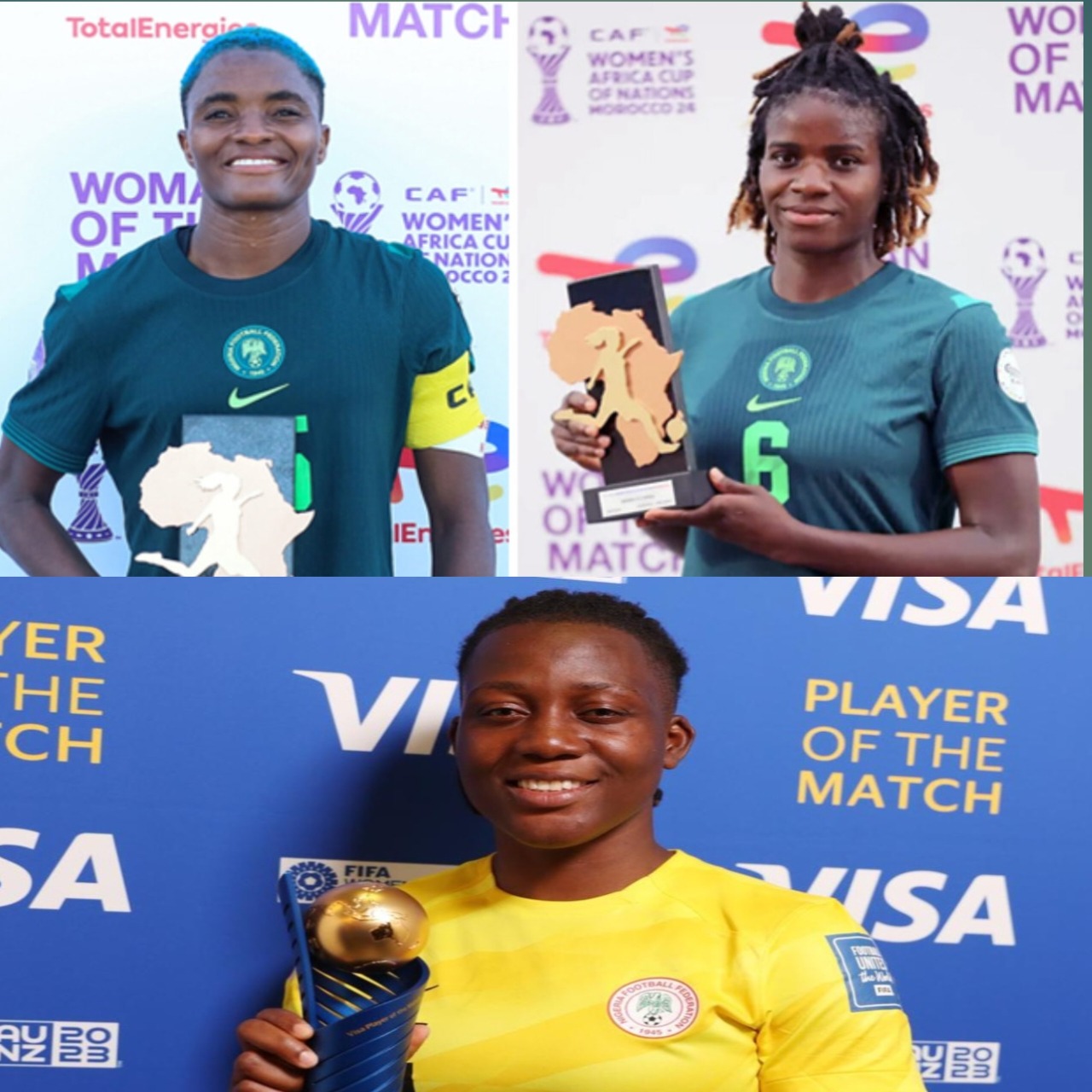 Photo of Nigeria’s Ajibade, Okoronkwo, and Nnadozie Shine as CAF Announces 2025 Awards Nominees
