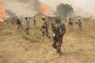 Nigerian army soldiers troops fighting Boko Haram