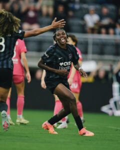 Gift Monday Secures NWSL Player of the Week with Hat Trick
