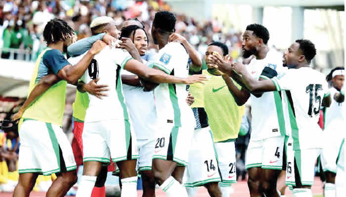 Photo of Nigeria Defeat Gabon 4–1 as Osimhen Leads Super Eagles’ World Cup Push