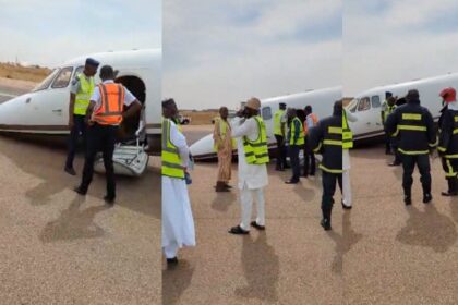 11 Passengers Escape Unhurt As Private Jet Crash Lands At Kano Airport