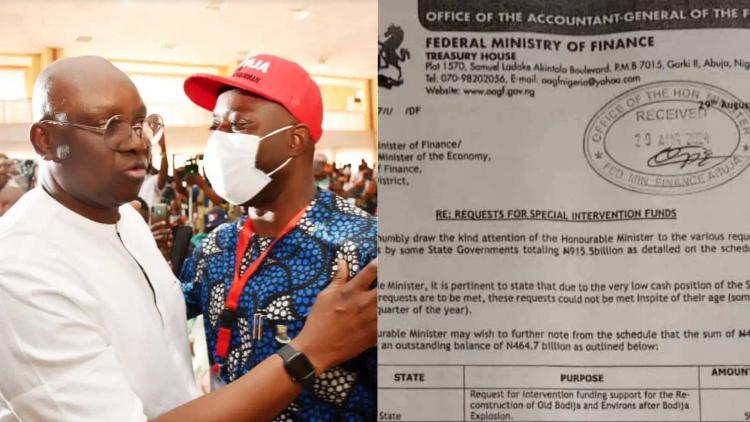 Photo of Fayose Releases Documents to Back Claim of ₦50bn Paid to Makinde by Tinubu