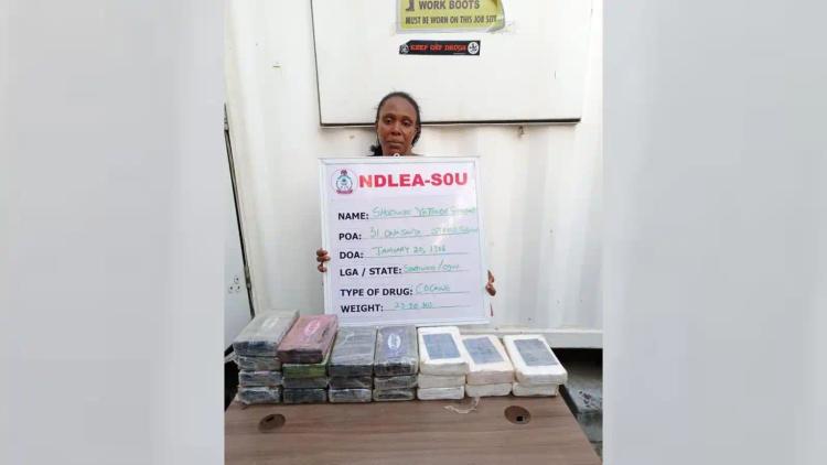Photo of NDLEA Nabs Lagos Mother With ₦5bn Cocaine Hidden in Children’s Room