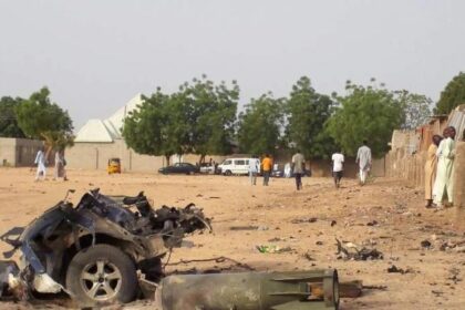 Suicide bombing in Borno