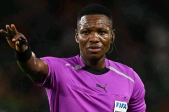 Ghanaian referee Daniel Nii Laryea