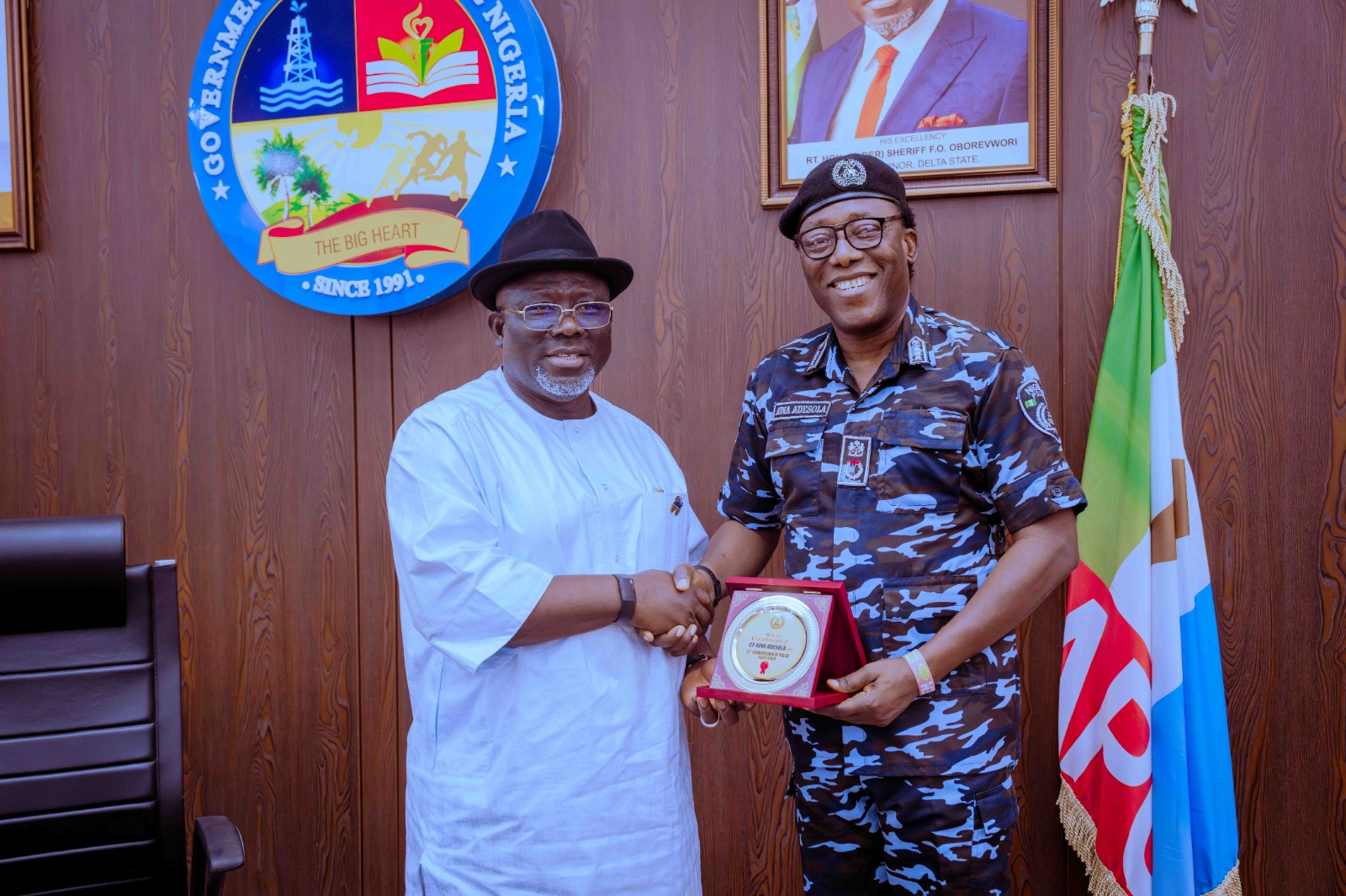 Go tough on criminals, Oborevwori charges new Delta CP