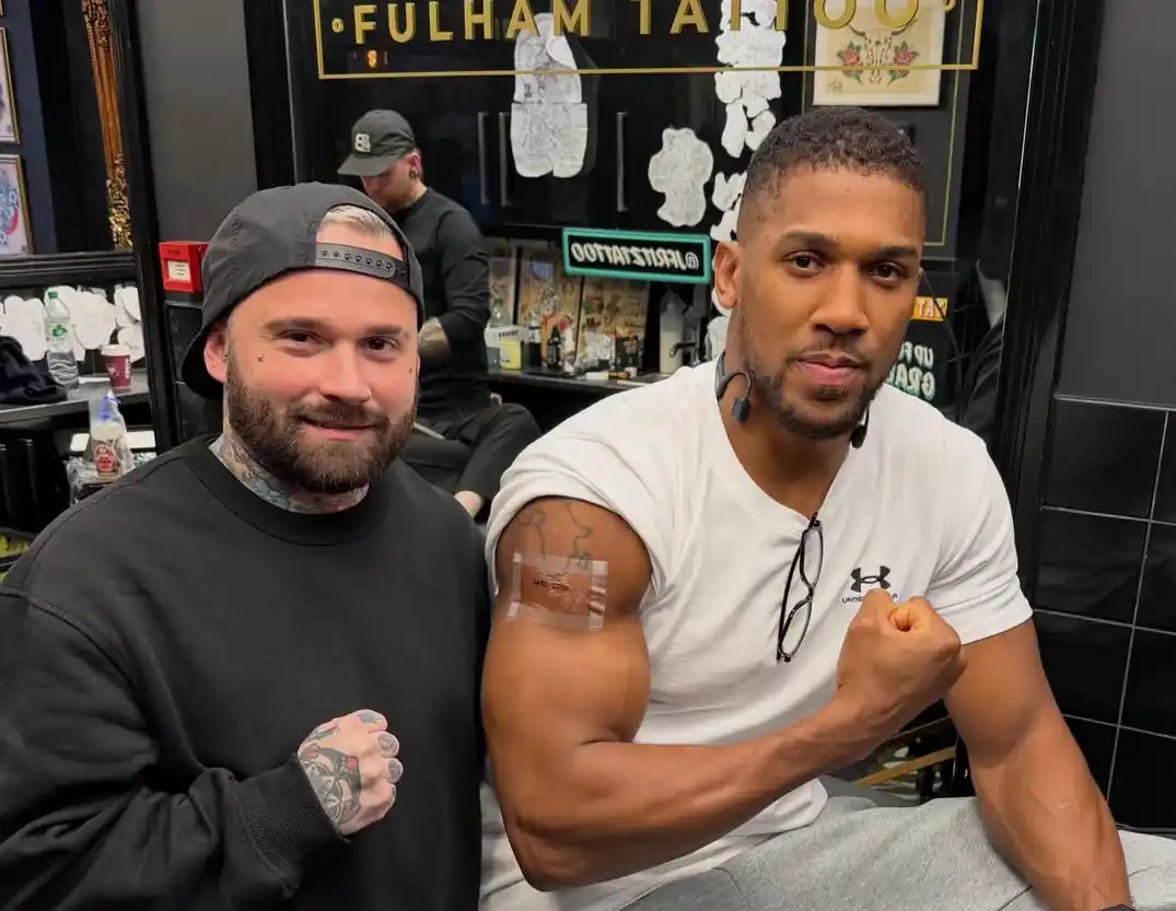 Anthony Joshua Honors Late Friends Killed in Ogun Car Crash With New Tattoo
