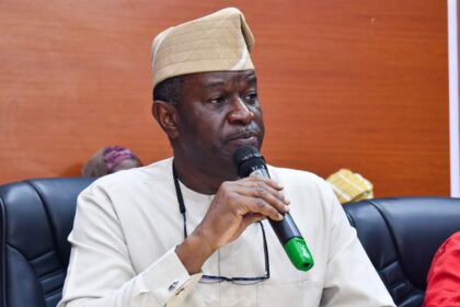 The Managing Director Chief Executive of NELFUND Mr. Akintunde Sawyerr 1