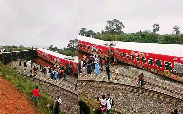 DDerailed Abuja Kaduna train on Tuesday Wednesday August 26 2025. Picture courtesy of Channels TV.jp 750x470 1