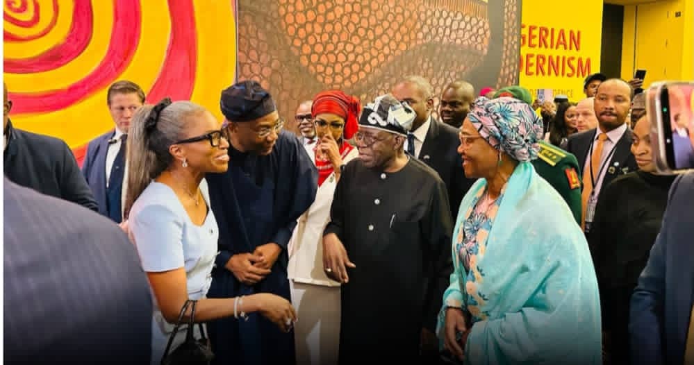 Tinubu Celebrates Nigerian Creativity at UK Art Exhibition