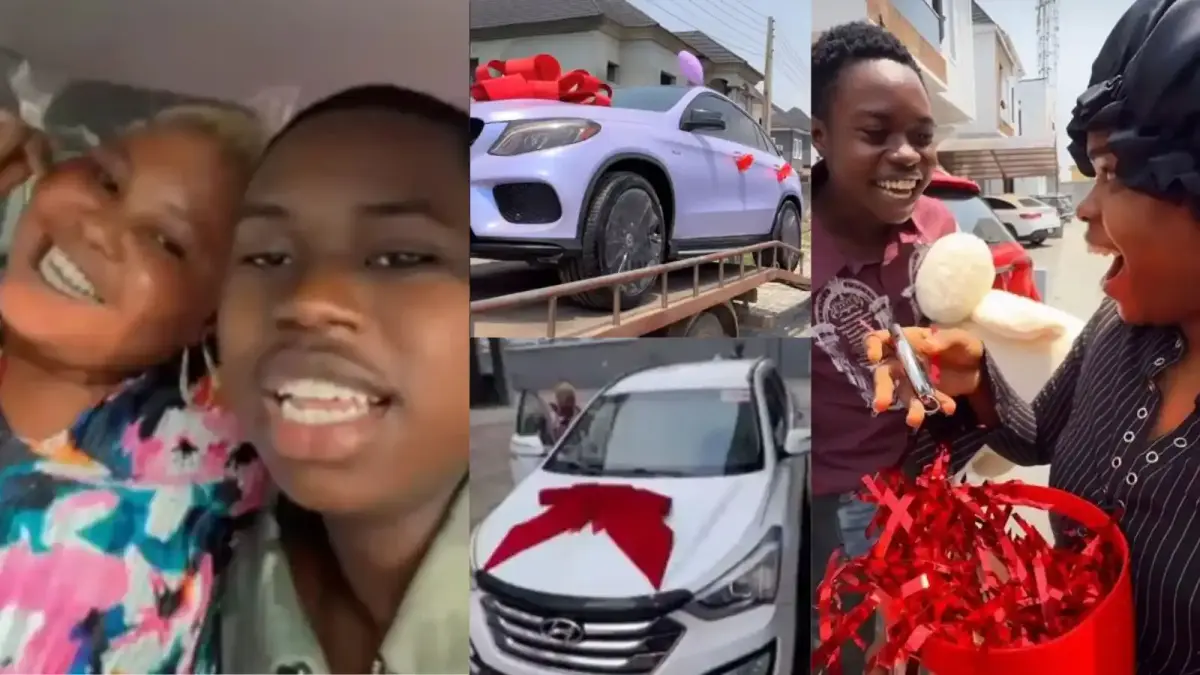 TikToker Peller reacts to criticism over buying Toyota for Mum, AMG for Jarvis