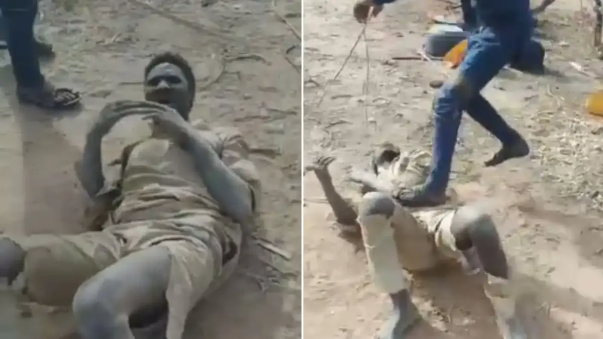 Bandits Torture NYSC Member After Ransom Delay, Release Shocking Video