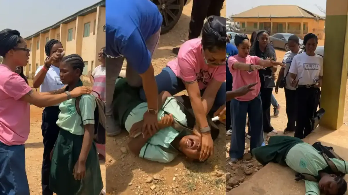 Tonto Dikeh Conducts Deliverance for Students During Evangelism Outreach