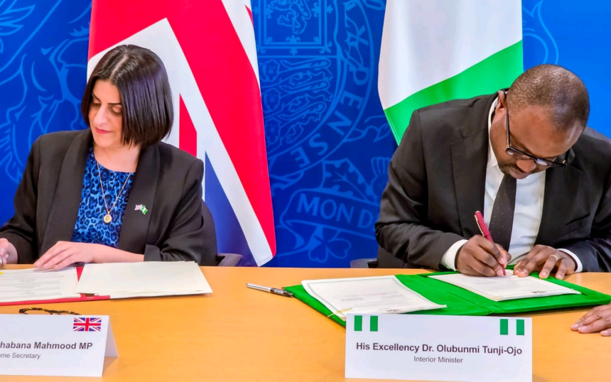 Tunji Ojo signs UK deal