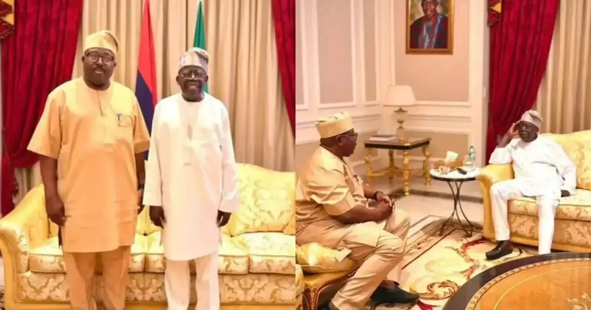APC Governorship Aspirant Sharafadeen Alli Visits Tinubu in Lagos